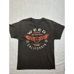 The Weed Store T Shirt Size Small black Graphic Print Stoner